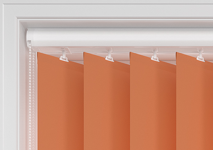 Trinity (Blackout), Deep Orange - Vertical Blind - Image 10